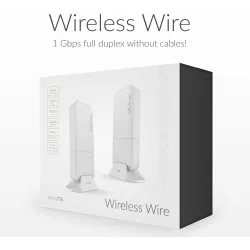 MikroTik Wireless Wire | Radiolinia | RBwAPG-60adkit, 60GHz, 1x RJ45 1000Mb/s - Zdjęcie 2