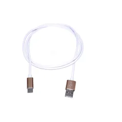 USB Type-C Cable Extralink for Android Smartphones, Max Current 3A, 1M Length, White - Image 3