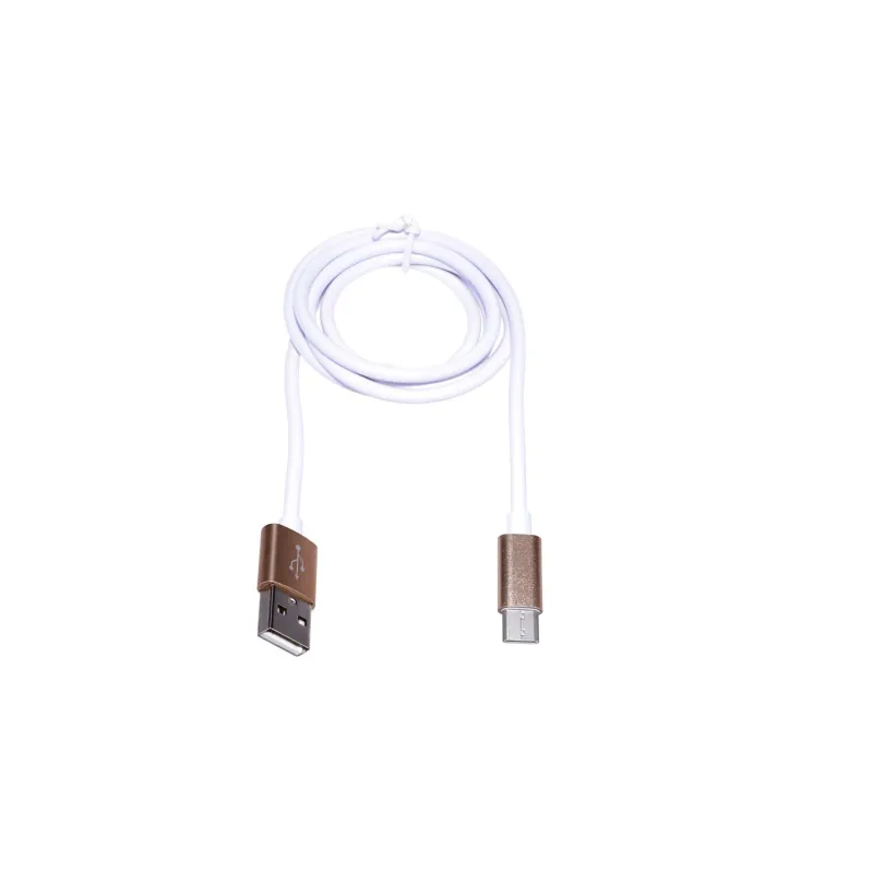 USB Type-C Cable Extralink for Android Smartphones, Max Current 3A, 1M Length, White - Image 4
