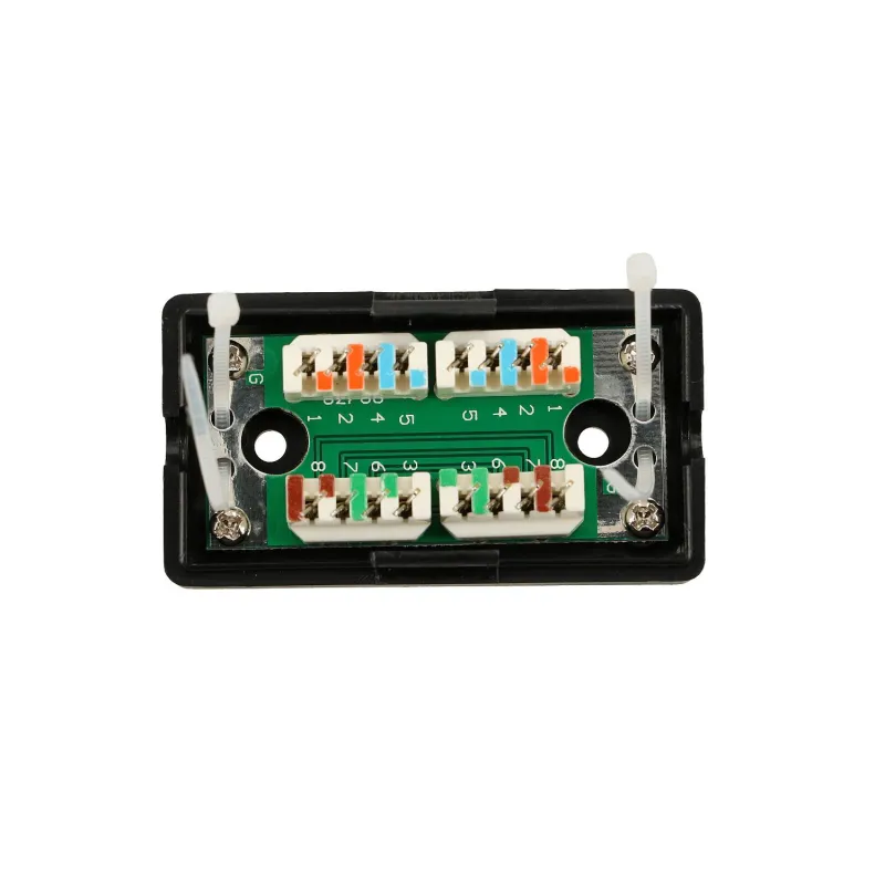 Caixa de Conexão Extralink CAT5E UTP, Barril, Conector, Preto - Imagem 3