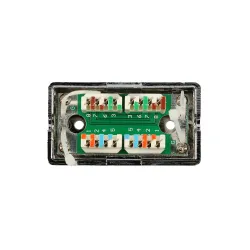Extralink CAT5E STP Connection Box, Barrel, Connector, Silver - Image 3