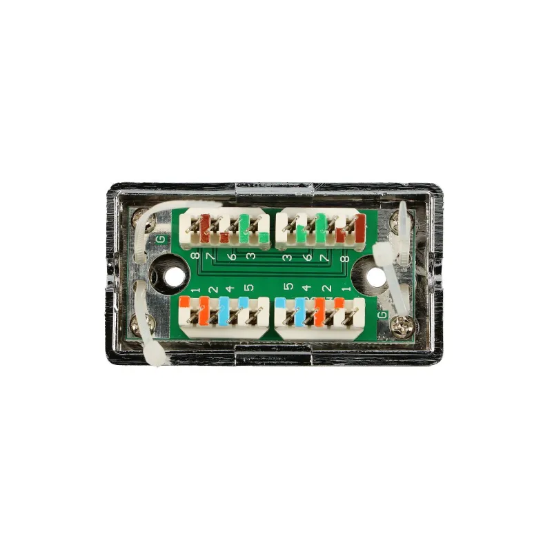 Extralink CAT5E STP Connection Box, Barrel, Connector, Silver - Image 3
