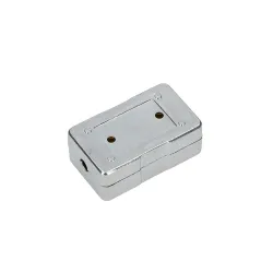 Extralink CAT6 STP Junction Box, Barrel Connector, Silver - Image 2