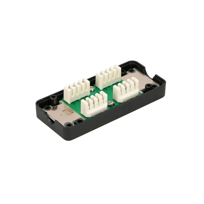 Caixa de Conexão Extralink CAT6 UTP, Conector Cilíndrico, Preto - Imagem 4