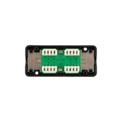 Caixa de Conexão Extralink CAT6 UTP, Conector Cilíndrico, Preto - Imagem 5