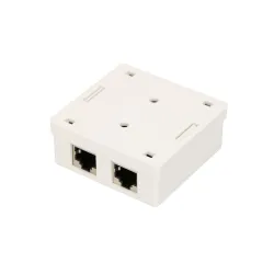Extralink Surface Mount Socket, 2x RJ45 CAT5E STP - Image 3