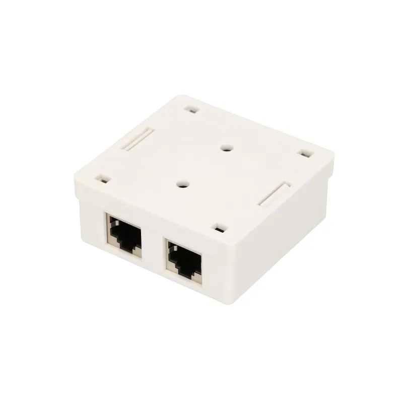 Extralink Surface Mount Socket, 2x RJ45 CAT5E STP - Image 3