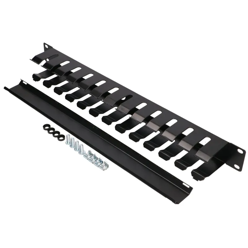 Organizer cavi Extralink, 1U 19" con Copertura Metallica - Immagine 5