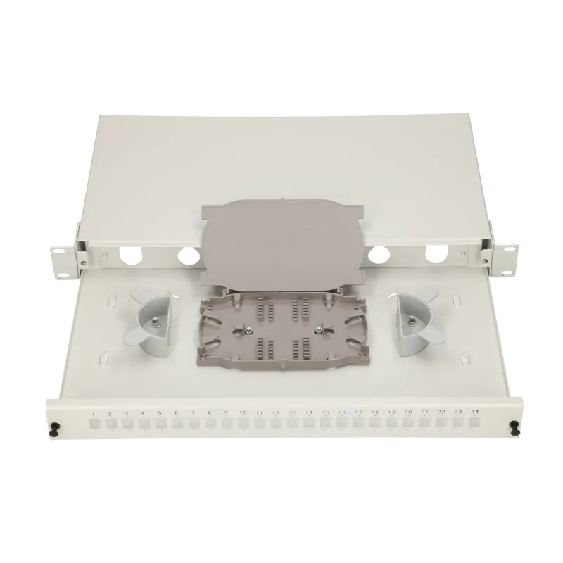 Extralink 24 Core V2 Patchpanel, 24 Ports, Weiß - Bild 4