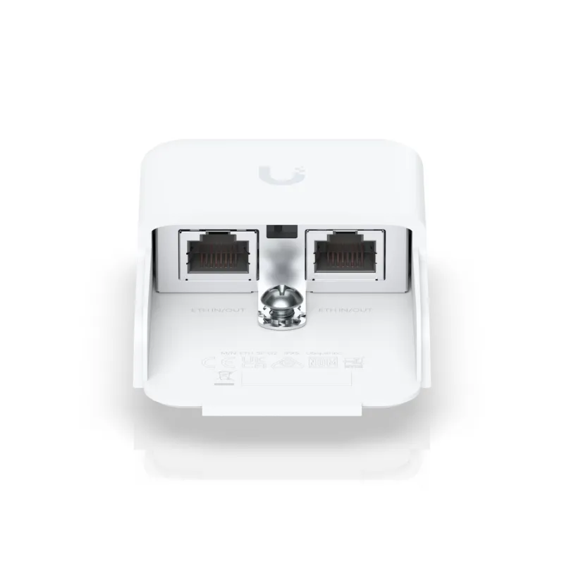 Ubiquiti ETH-SP-G2 | Ochrona przeciwprzepięciowa | Ethernet Surge Protector Gen2, 2x RJ45 1000Mb/s - Zdjęcie 4