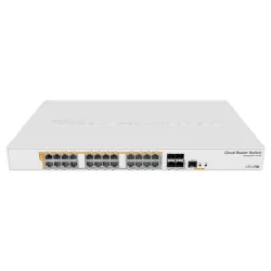 Switch MikroTik CRS328-24P-4S+RM, 24x RJ45 1000Mb/s, 4x SFP+