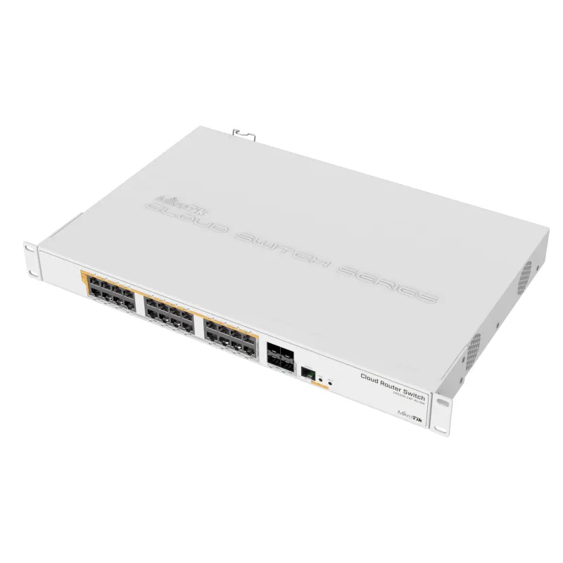 Коммутатор MikroTik CRS328-24P-4S+RM, 24x RJ45 1000Mb/s, 4x SFP+ - Изображение 2