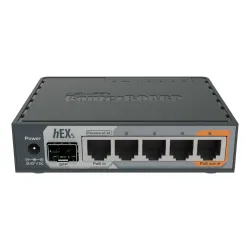 MikroTik hEX S | Router | RB760IGS, 5x RJ45 1000Mb/s, 1x SFP, 1x USB - Zdjęcie 2