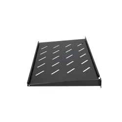 Полка Extralink 1U 300mm Черная, 19" для настенных стоек - Изображение 3