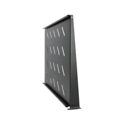 Полка Extralink 1U 300mm Черная, 19" для настенных стоек - Изображение 6