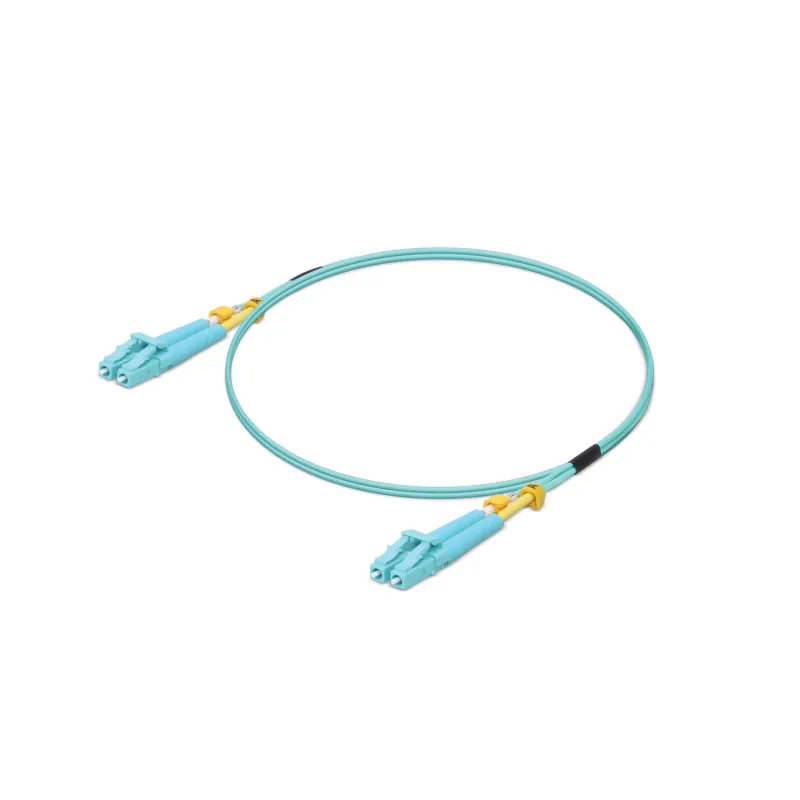 Ubiquiti UACC-OFC-MM-1M Yüksek Hızlı Patch Kablo, 10 Gbps OM3 Duplex LC, 1m