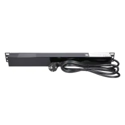 Regleta de alimentación Extralink EXPDU7EU SW, 19" 1U, 7 enchufes EU, con interruptor, 2m - Imagen 4