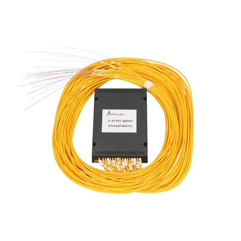 Splitter Extralink 1:32 PLC, 2,0mm, 1,5m, G657A, ABS modul, bez konektorů