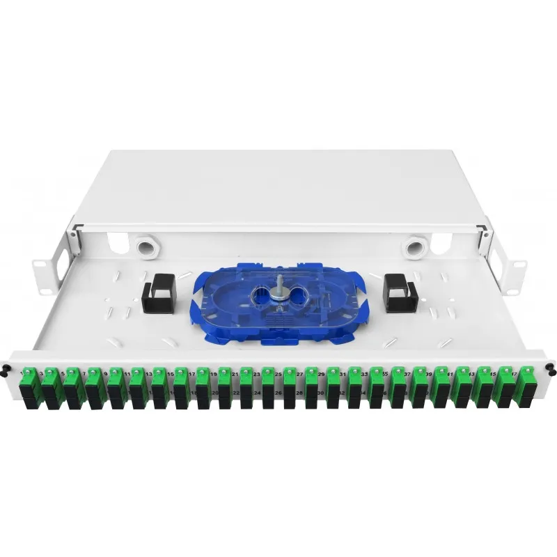 Optický patch panel Mantar PS 19 1U SC 24 Duplex Slide NG, výsuvný bez vodítek, hloubka 290 mm - Obrázek 2