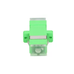 Extralink SC/APC Adapter, Single Mode, Simplex, with Clear Caps - Image 2