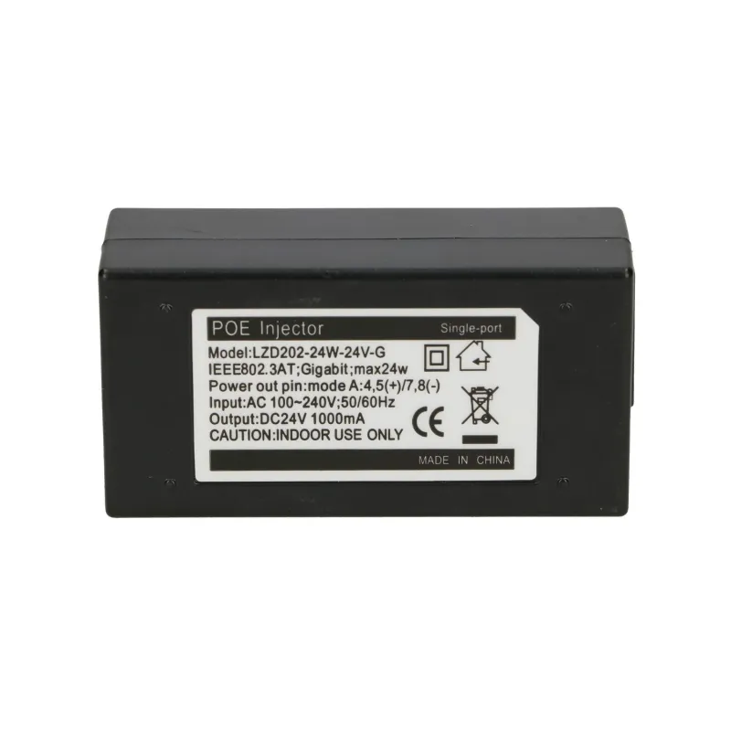 Fonte de alimentação PoE Extralink POE-24-24W-G, 24V, 1A, 24W, Gigabit, cabo incluído - Imagem 3