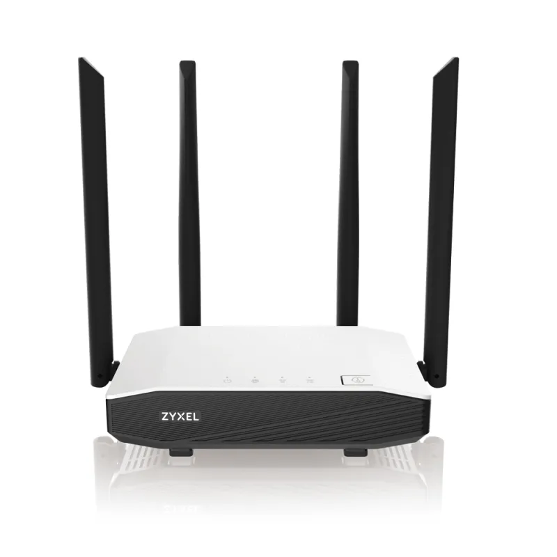 Zyxel NBG6615 WiFi Router, AC1200 MU-MIMO, Çift Bant, 5x RJ45 1000Mb/s - Görsel 2