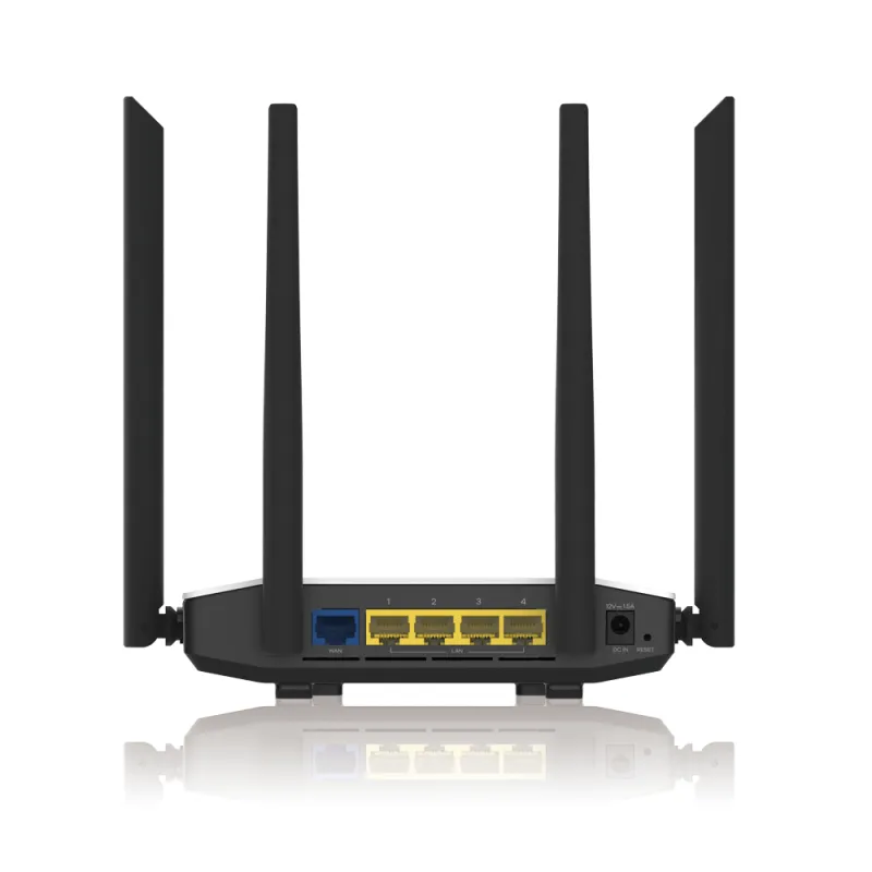 Zyxel NBG6615 WiFi Router, AC1200 MU-MIMO, Çift Bant, 5x RJ45 1000Mb/s - Görsel 3