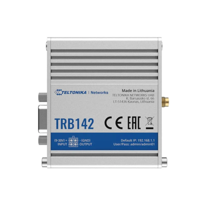 Шлюз, IoT шлюз Teltonika TRB142, LTE Cat 1, RS232, Удаленное управление - Изображение 3