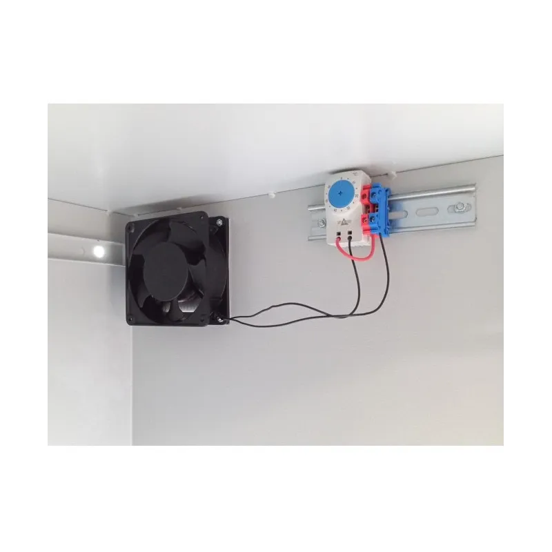 Termostatlı Mantar Dolap Havalandırma Seti (1 Fan)