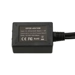 Extralink PoE Inverter 1 Port, Input 1x 1000Mb/s RJ45/Jack 10-30V, Output 48V - Image 4