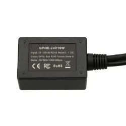 Inversor PoE Extralink de 1 Puerto, Entrada 1x 1000Mb/s RJ45/Jack 10-24V, Salida 24V - Imagen 4