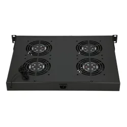 Extralink Fan Panel, 19", 4 Fan, Dik Stand Kabineleri için, Termostatlı - Görsel 4