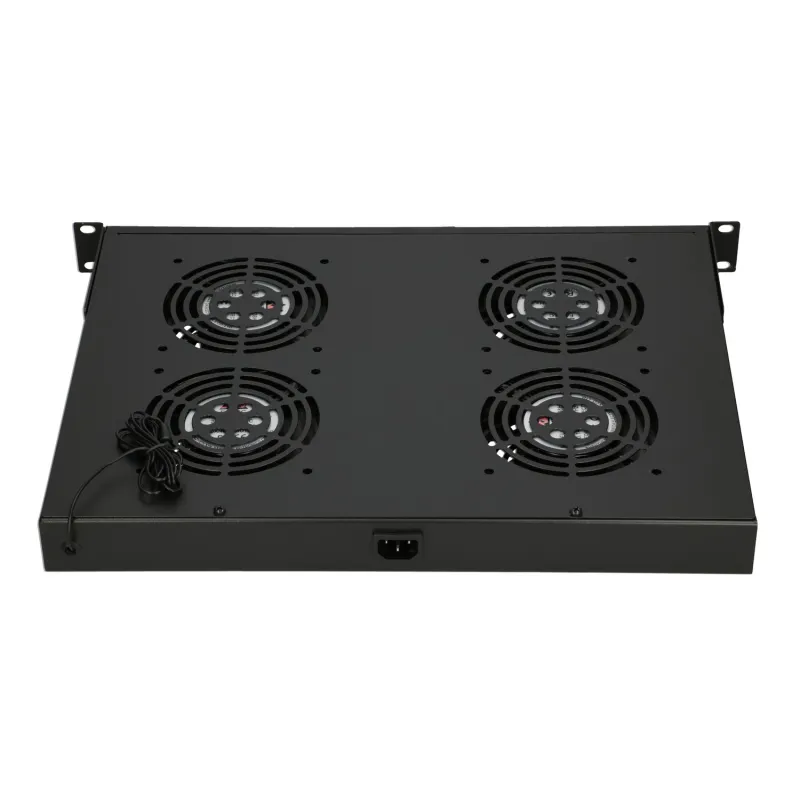 Panel de Ventiladores Extralink, 19", 4 Ventiladores, para Armarios de Pie, con Termostato - Imagen 4