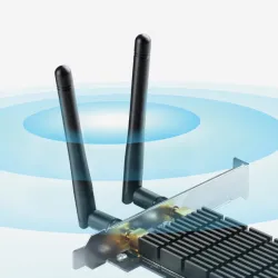 TP-Link Archer T6E WiFi Kartı, AC1300, PCI Express, Çift Bant - Görsel 3