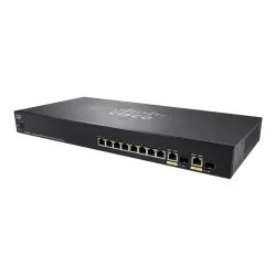 Switch Cisco SG355-10P, 10x 1000Mb/s PoE, 62W, 2x Combo (RJ45/SFP) - Immagine 2