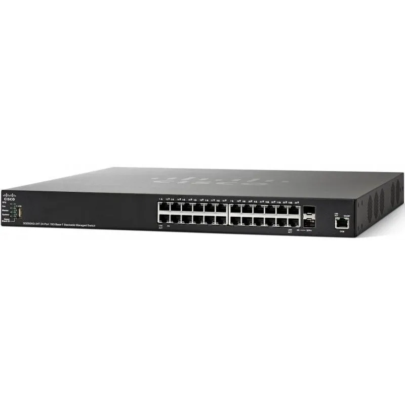 Přepínač Cisco SG350XG-24T, 22x 10Gigabit Ethernet, 2x 10G Combo (RJ45/SFP+), Stohovatelný - Obrázek 2