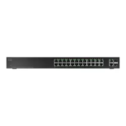 Switch Cisco SF112-24, 24x 100Mb/s, 2x SFP 1Gb/s Combo, Racková skříň - Obrázek 2