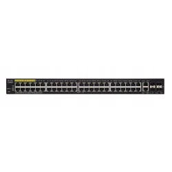 Switch PoE Cisco SG350-52MP, 48x 1000Mb/s Max PoE, 740W, 2x Combo(RJ45/SFP) + 2x SFP, Gestito - Immagine 3