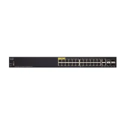 Cisco SG350-28P | Switch PoE | 24x 1000Mb/s PoE, 195W, 2x Combo(RJ45/SFP) + 2x SFP, Zarządzalny - Zdjęcie 2