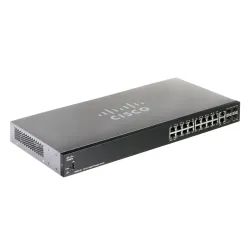 Switch Cisco SG350-20, 16x 1000Mb/s, 2x Combo (RJ45/SFP) + 2x SFP, Gestionado - Imagen 2