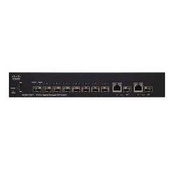 Cisco SG350-10SFP | Switch SFP | 8x SFP, 2x Combo(RJ45/SFP), Zarządzalny - Zdjęcie 2
