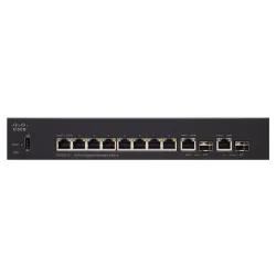 Switch Cisco SG350-10, 8x 1000Mb/s, 2x Combo (RJ45/SFP), Gestionado - Imagen 3