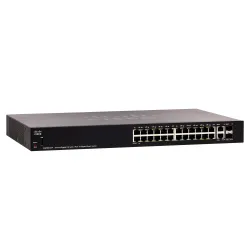 Cisco SG250X-24P PoE Switch, 24x 1000Mb/s PoE/PoE+, 195W,...