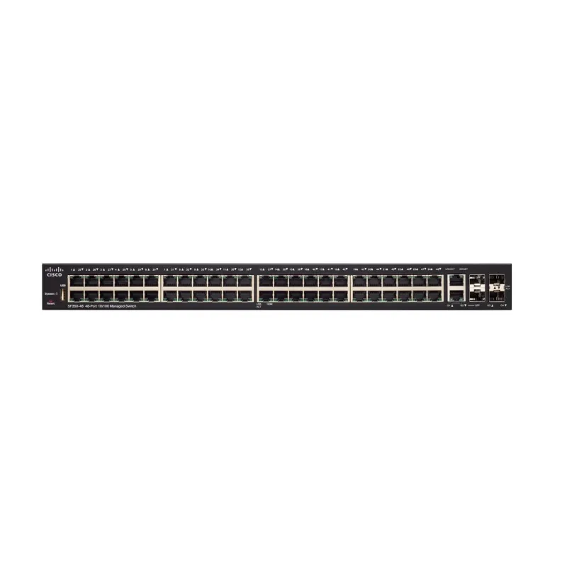 Switch Cisco SF350-48, 48x 100Mb/s, 2x 1Gb/s Combo + 2x SFP, Gestito - Immagine 2