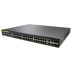 Cisco SF350-48MP | Switch | 48x 100Mb/s Max PoE, 740W, 2x Combo(RJ45/SFP) + 2x SFP, Zarządzalny - Zdjęcie 2