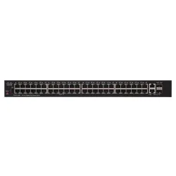 Cisco SG250-50HP PoE Anahtarı, 48x 1000Mb/s PoE/PoE+, 2x 1Gb/s Kombinasyon, 192W PoE, Yönetilebilir - Görsel 2