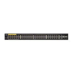 Cisco SF350-48P Switch, 48x 100Mb/s PoE, 382W, 2x Combo(RJ45/SFP) + 2x SFP, Verwaltbar - Bild 2