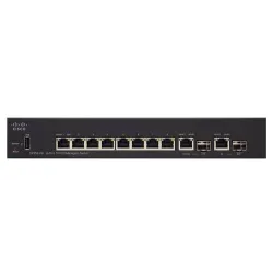 Switch Cisco SF352-08, 8x 100Mb/s, 2x 1Gb/s Combo (RJ45/SFP), Gestito - Immagine 2