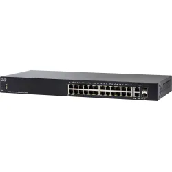 Cisco SG250-26 Switch, 24x 1000Mb/s, 2x 1Gb/s Combo,...