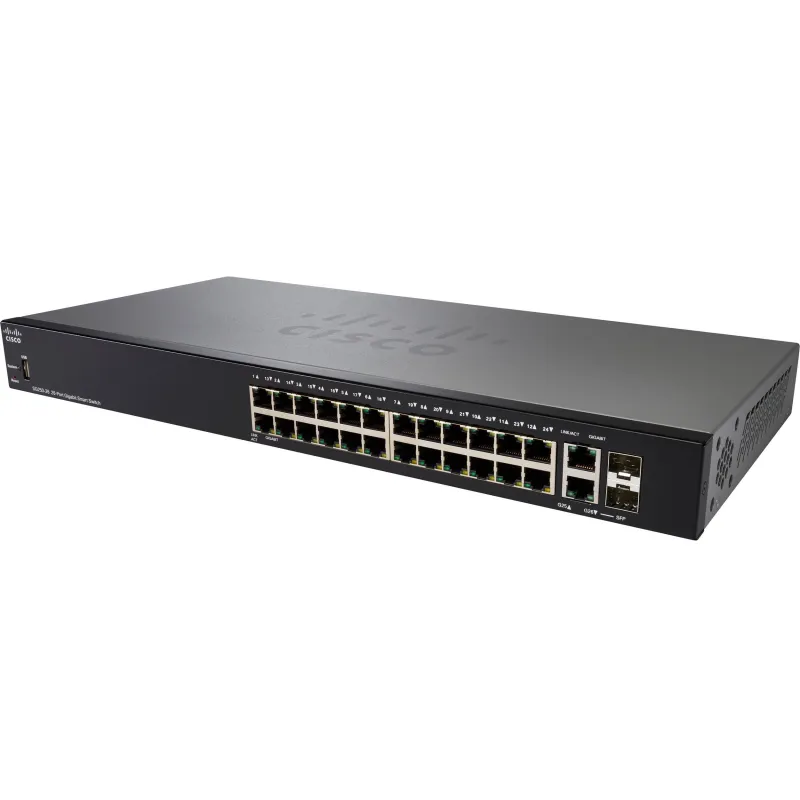 Cisco SG250-26 Switch, 24x 1000Mb/s, 2x 1Gb/s Combo, Managed - Image 2